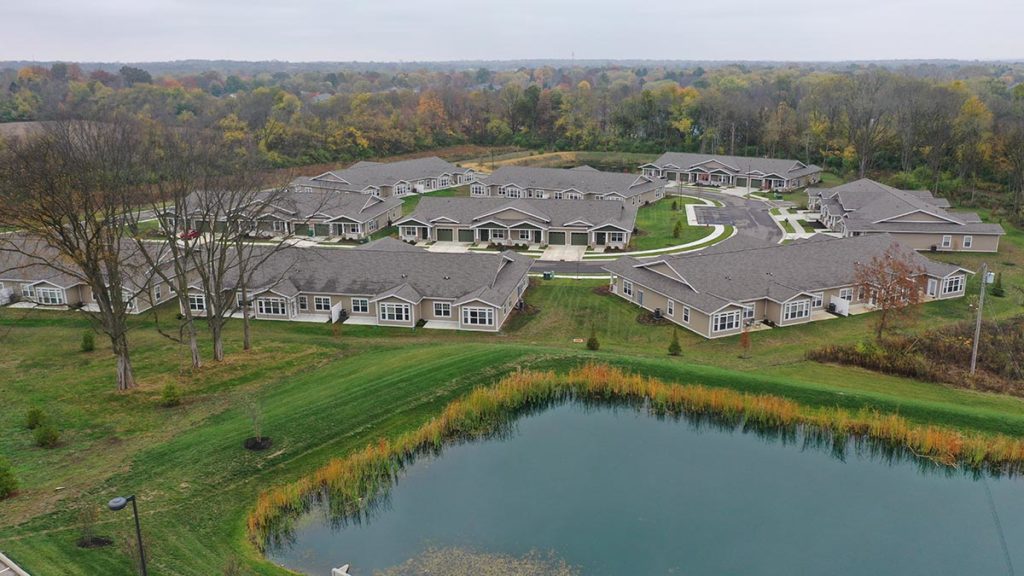 overview of Traditions of Beavercreek’s garden homes